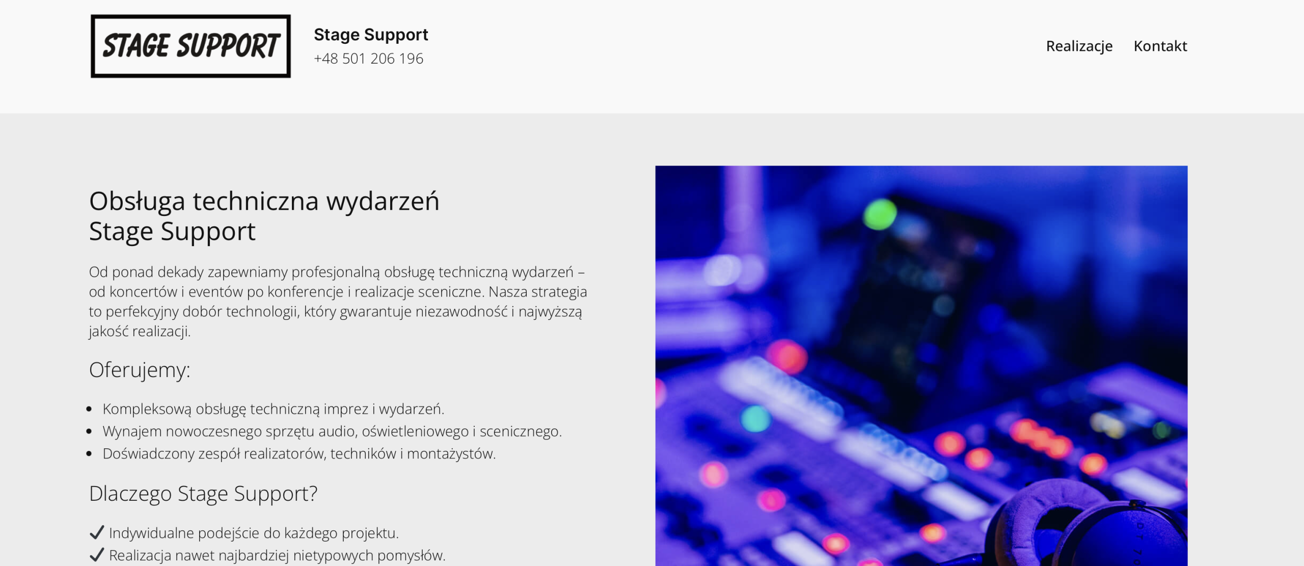 proste strony internetowe